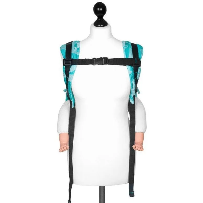 Fidella Onbuhimo back carrier - Limited Edition Sirens Blue Linen