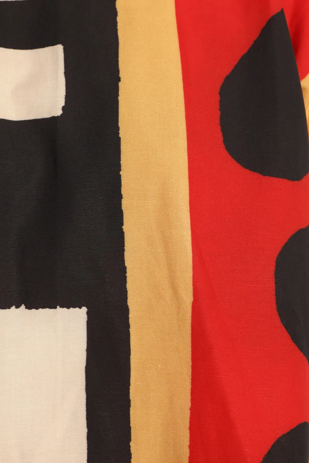 Silas Top in Bold Collage Print