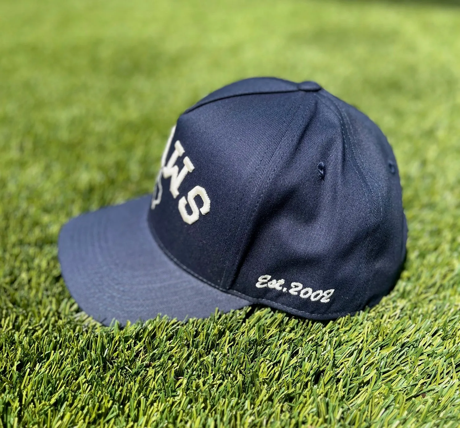 Smile Texas Custom Navy | Pre-Curved Snapback