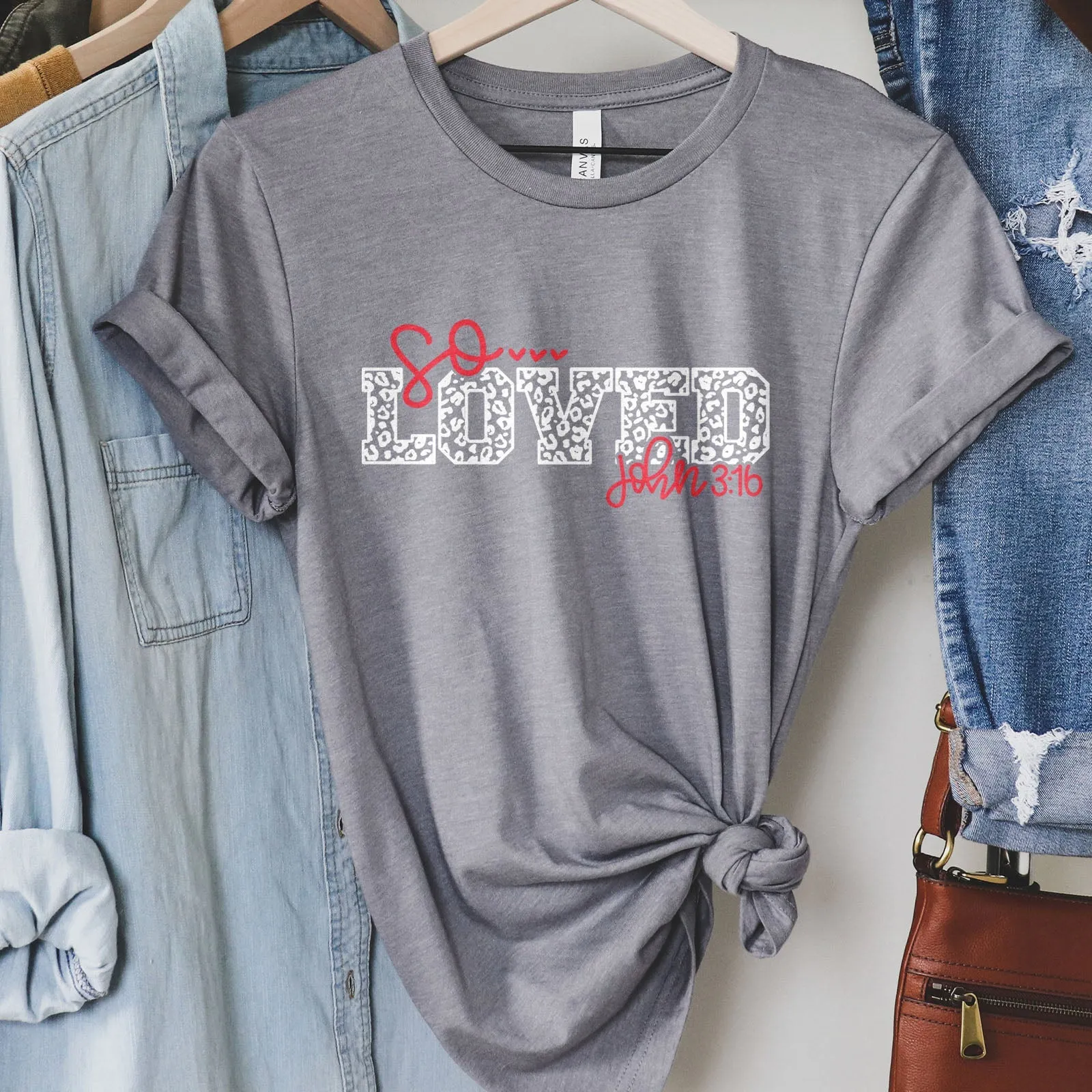So Loved John 3:16 Tee Shirts For Women - Christian Shirts for Women - Religious Tee Shirts