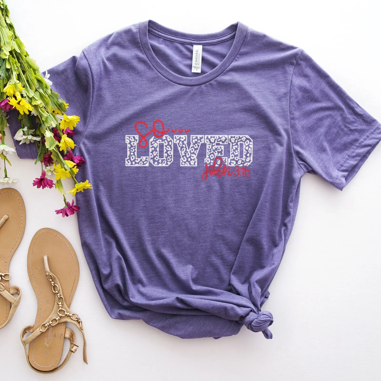 So Loved John 3:16 Tee Shirts For Women - Christian Shirts for Women - Religious Tee Shirts