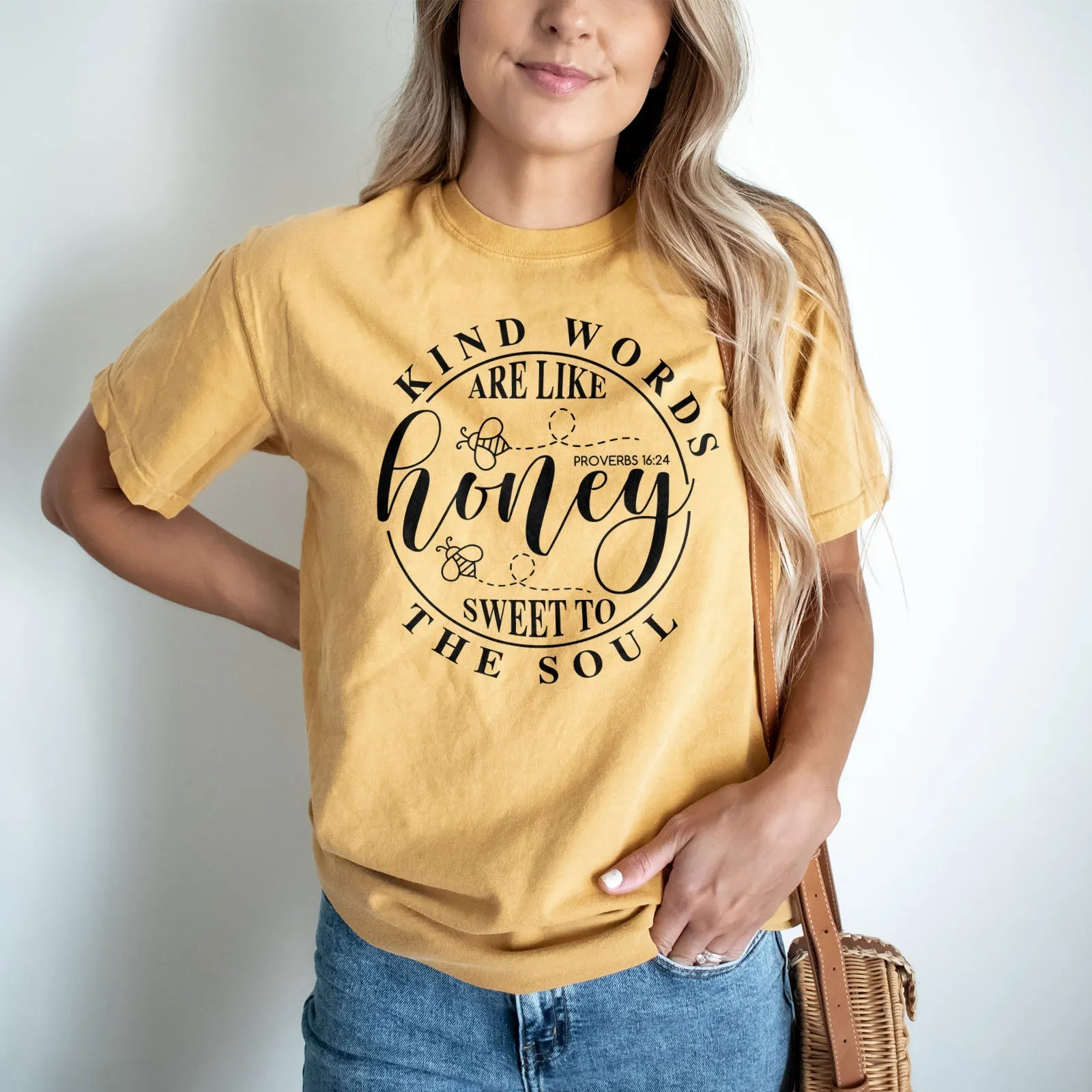 Sweet To The Soul Proverbs 16:24 Tee Shirts For Women - Christian Shirts for Women - Religious Tee Shirts