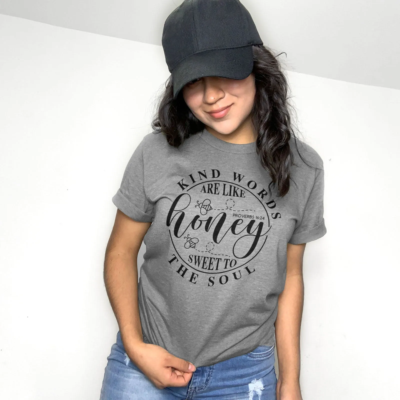 Sweet To The Soul Proverbs 16:24 Tee Shirts For Women - Christian Shirts for Women - Religious Tee Shirts