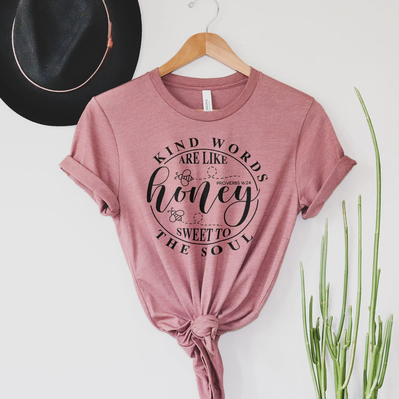 Sweet To The Soul Proverbs 16:24 Tee Shirts For Women - Christian Shirts for Women - Religious Tee Shirts